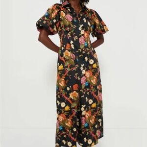 Tuckernuck Baroque Floral Delaney Dress Sz XXL NWT